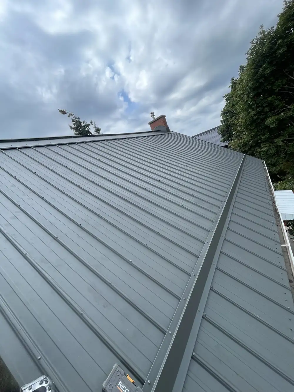 Completed residential roofing project by United Roofers